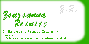 zsuzsanna reinitz business card